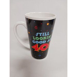 Mid Life Crisis Mug - 40 Still Looking Good at 40 Tall Coffee Mug Cup New